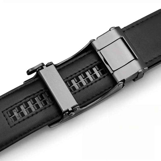 Cinturón Automático OFFICE Urban Silver/Black – SOLID FIT