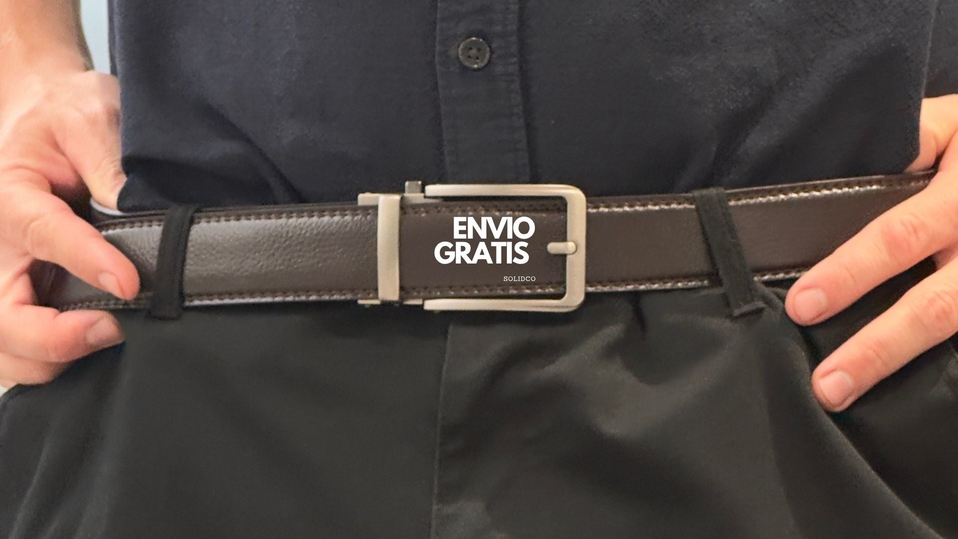 Envio gratis cinturon automatico Solid co